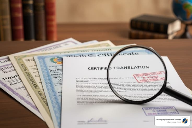 Trusted translator
for your personal documents.